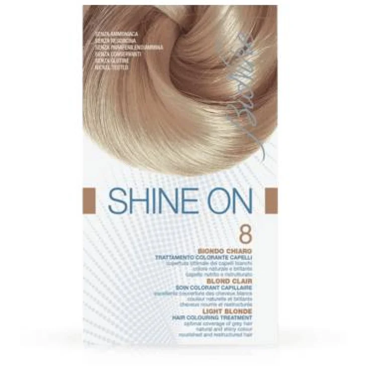 BioNike Shine On Biondo Chiaro 8 Trattamento Colorante Tinta Capelli