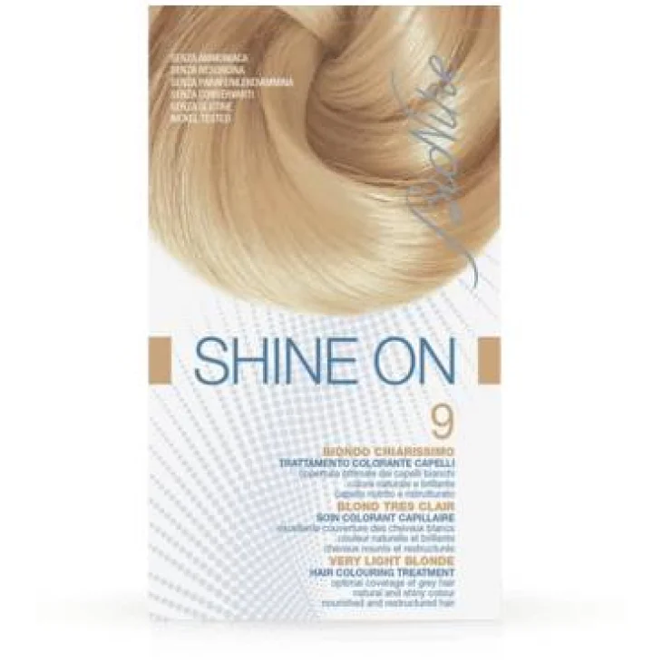BioNike Shine On Biondo Chiarissimo 9 Trattamento Colorante Tinta Capelli