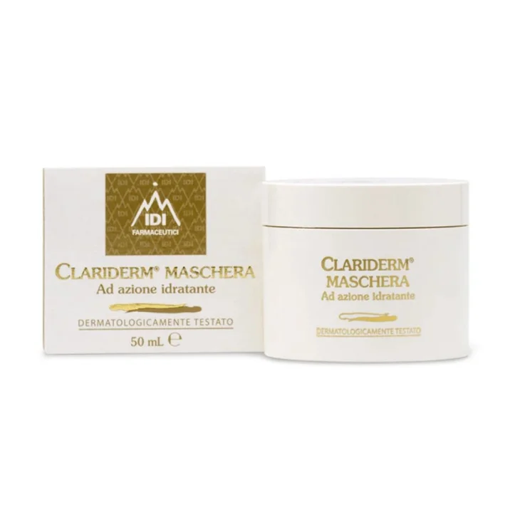 Idi Clariderm Maschera Idratante Acido Glicolico Viso 50 ml Idi Clariderm Maschera Idratante Acido Glicolico Viso 50 ml