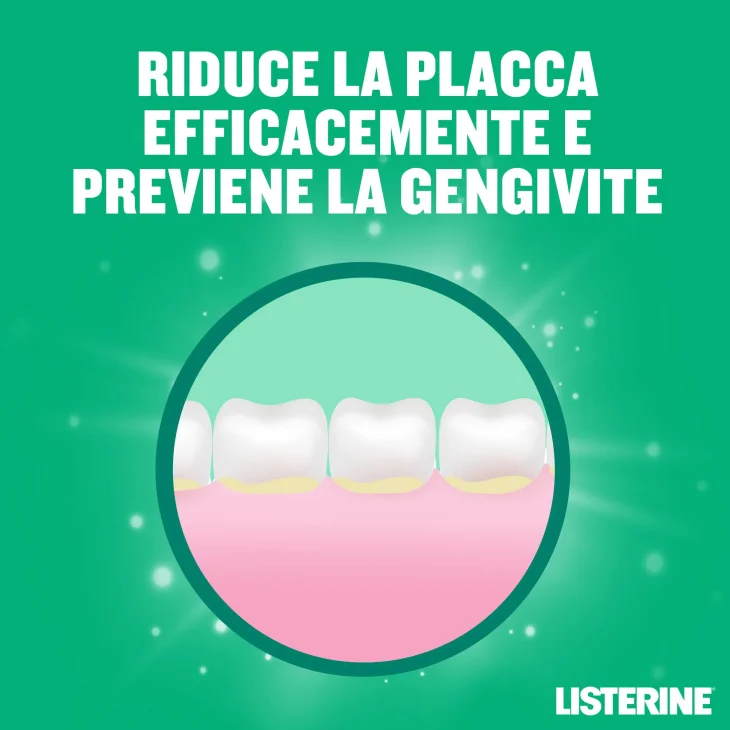 Listerine Collutorio per la Difesa di Denti e Gengive 500 ml