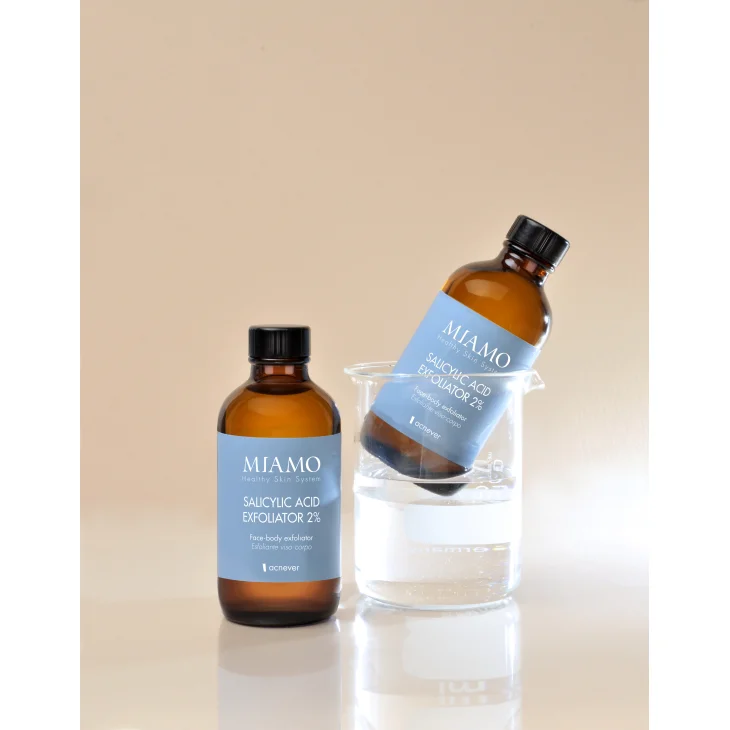 Miamo Acnever Salicylic Acid Exfoliator Esfoliante Viso Pelle Grassa o con Acne 120 ml