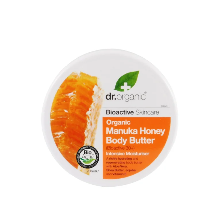 Dr Organic Manuka Honey Body Butter Burro per il Corpo al Miele di Manuka 200 ml