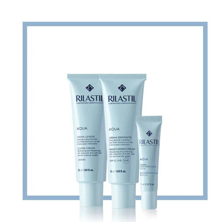 Rilastil Aqua Crema Idratante Contorno Occhi 15 ml