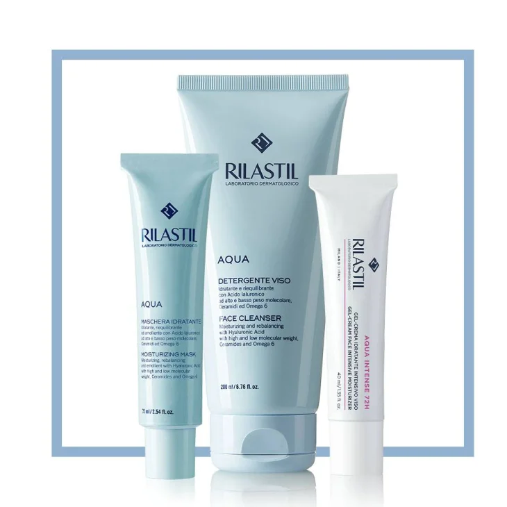 Rilastil Aqua Maschera Idratante Viso 75 ml