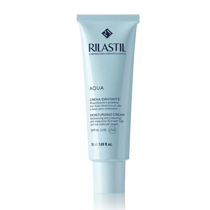 Rilastil Aqua Crema Idratante Viso SPF 15 50 ml