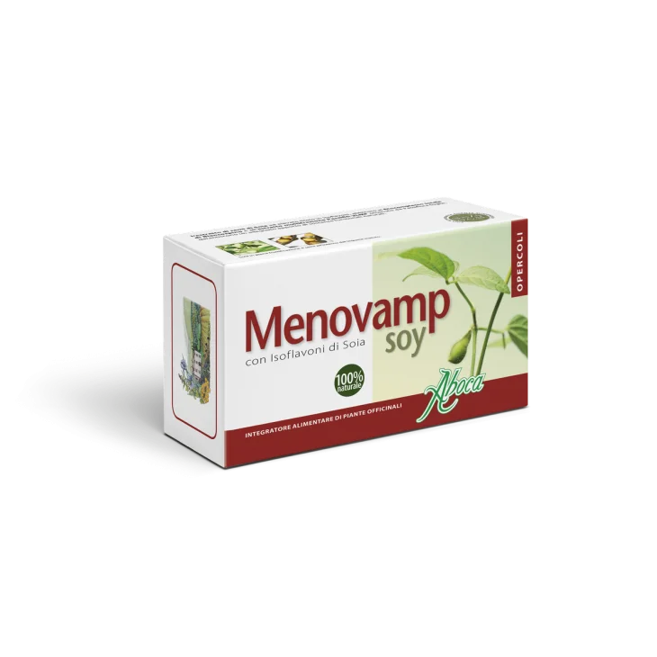 Menovamp Soy alla Soia Integratore per la Donna in Menopausa