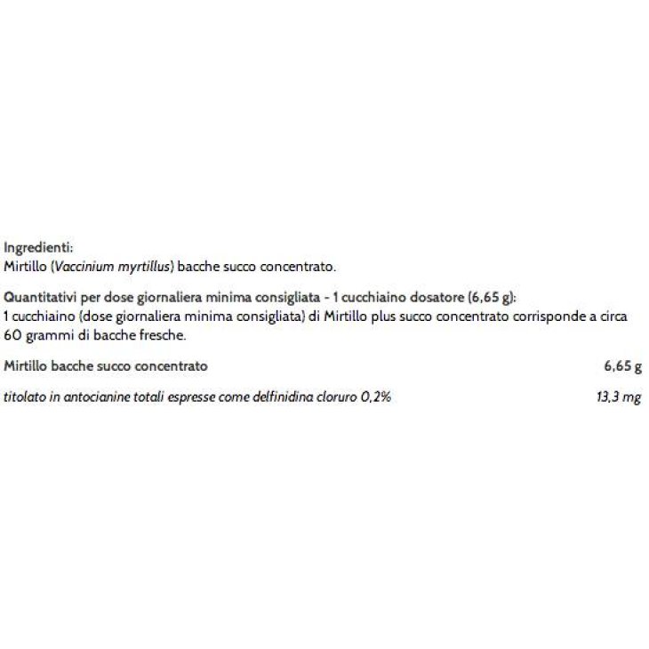 Aboca Mirtillo Plus Succo Concentrato per Microcircolo e Vista