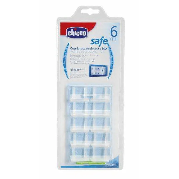 Chicco Copripresa da Muro 10A 10 Pezzi