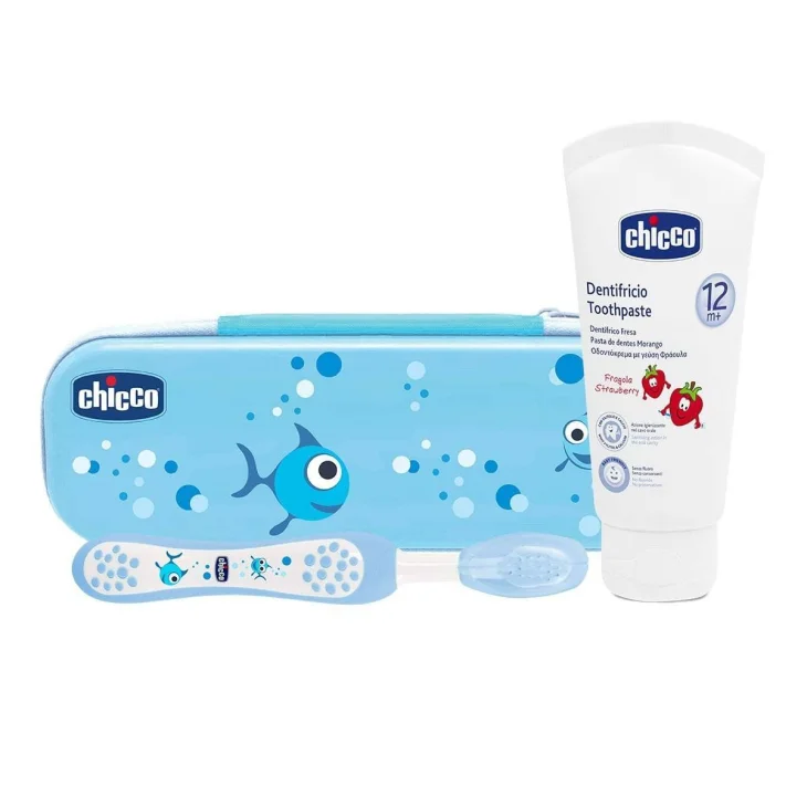 Chicco Set Dentale Sempre Sorridenti Azzurro 1 pezzo