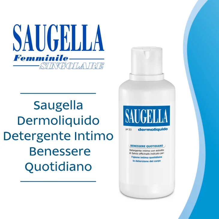 Saugella Dermoliquido Detergente Intimo 500 ml