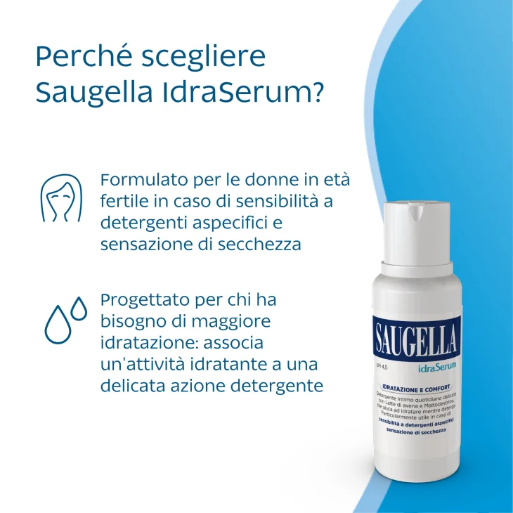 Saugella Detergente Intimo Idraserum 200 ml