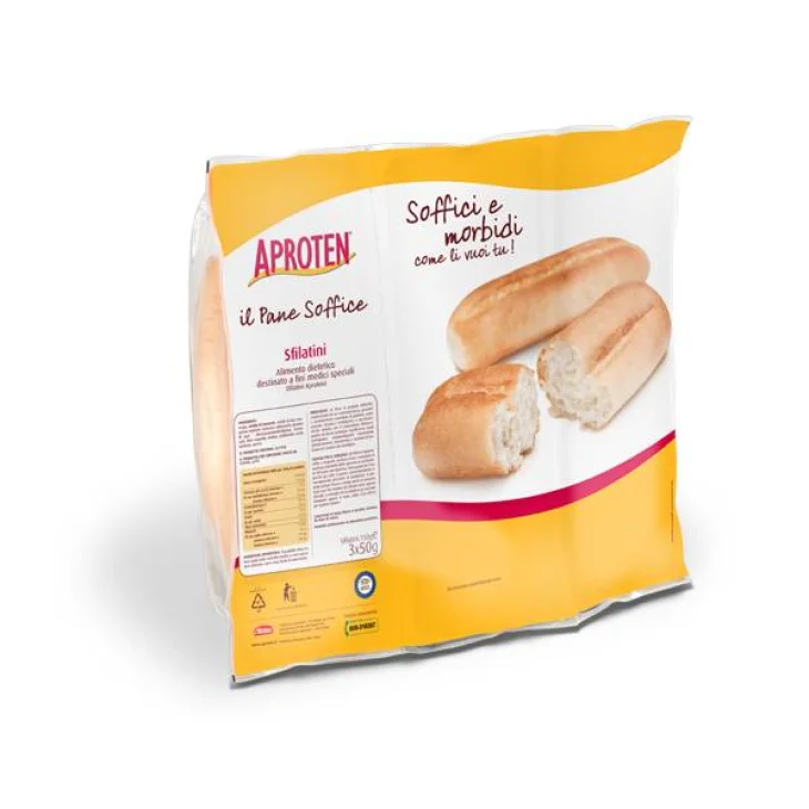 Aproten Sfilatini di pane ipoproteico 3 sfilatini x 150 g