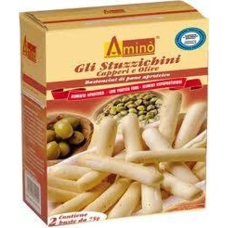 Aminò Stuzzichini Aproteici Olio Extra Vergine Oliva 150 grammi