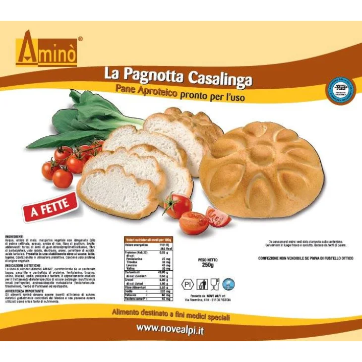 Aminò Pagnotta Casalinga Pane Aproteico