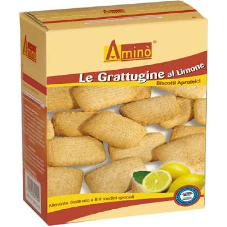 Aminò Le Grattugine Biscotti aproteici Gusto Limone 200 g