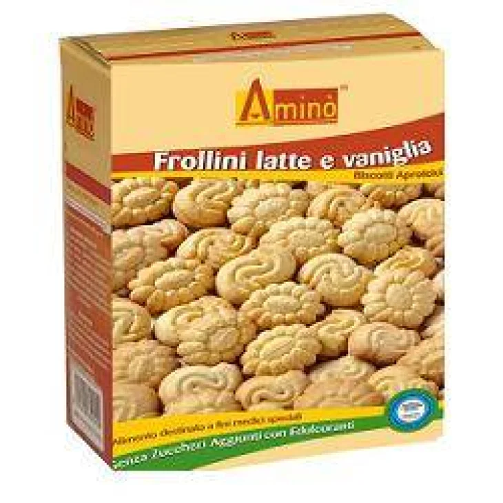 Aminò Frollini Latte e Vaniglia Biscotti Aproteici