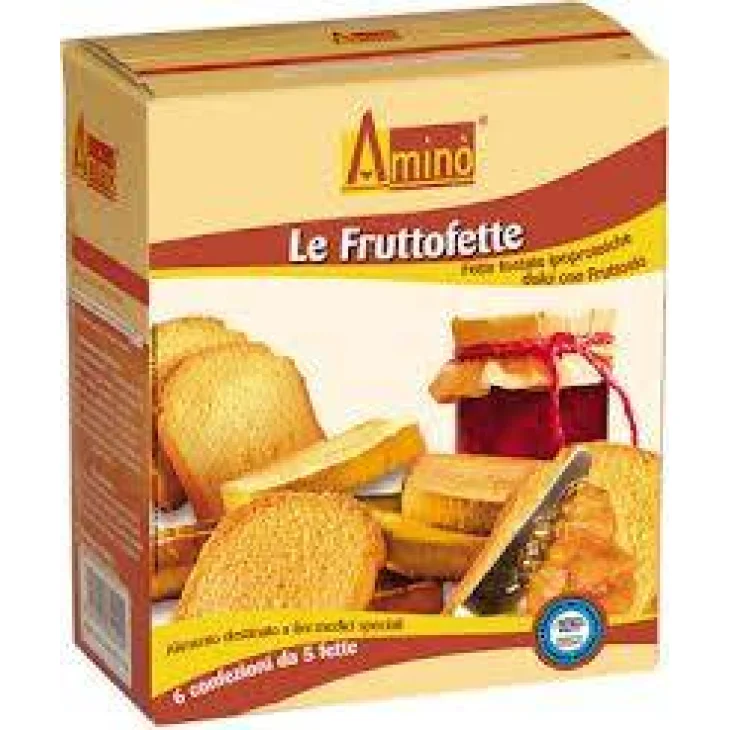 Aminò Le Fruttofette Fette Biscottate Aproteiche
