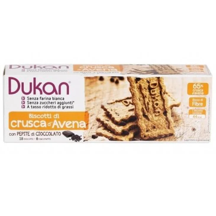 Dukan Biscotti di Crusca d'Avena con Pepite di Cioccolato