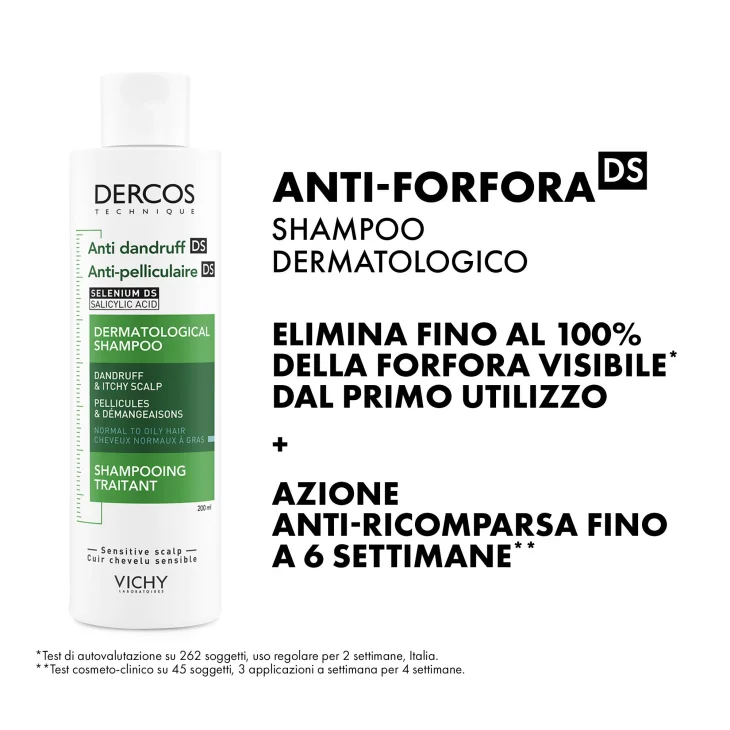 Vichy Dercos Technique Shampoo Trattante Antiforfora 200 ml