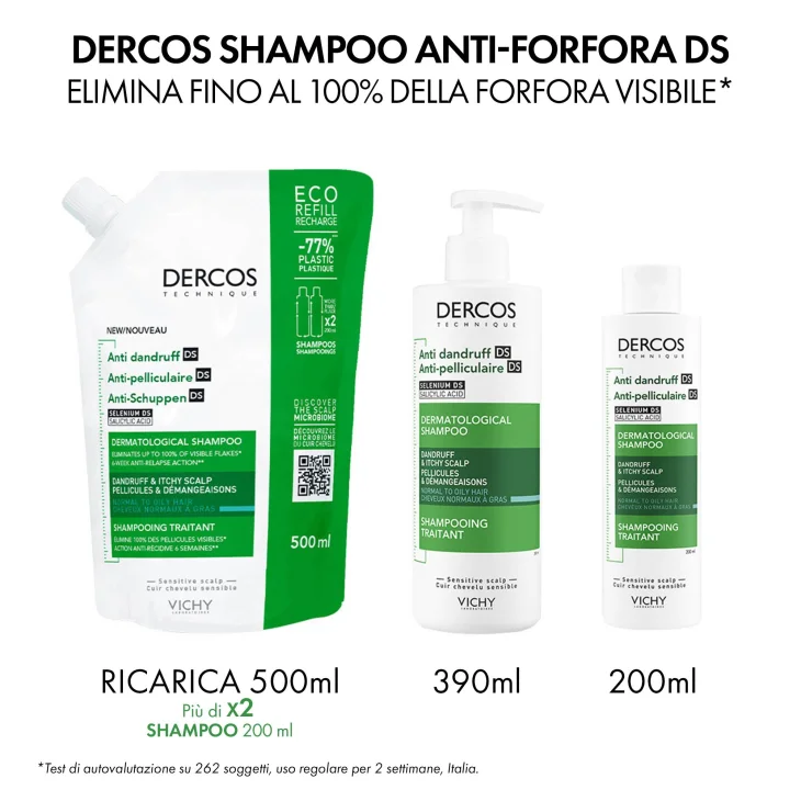 Vichy Dercos Technique Shampoo Trattante Antiforfora 200 ml