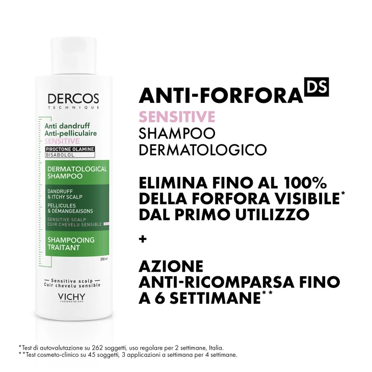 Vichy Dercos Technique Shampoo Antiforfora Sensitive 200 ml
