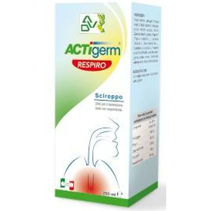AVD Reform Actigerm Respiro Sciroppo Integratore per Vie Respiratorie 250 ml