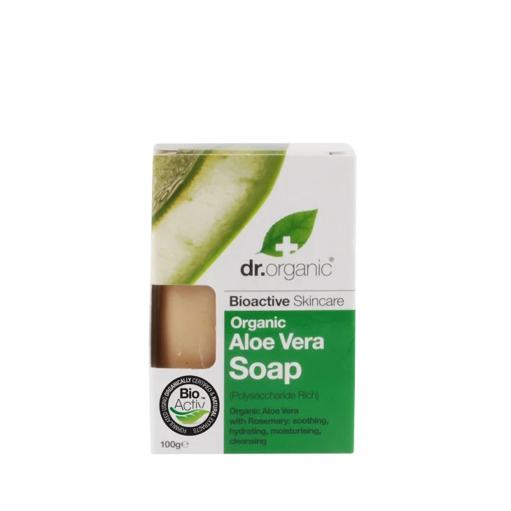 Dr Organic Aloe Vera Soap Saponetta Vegetale