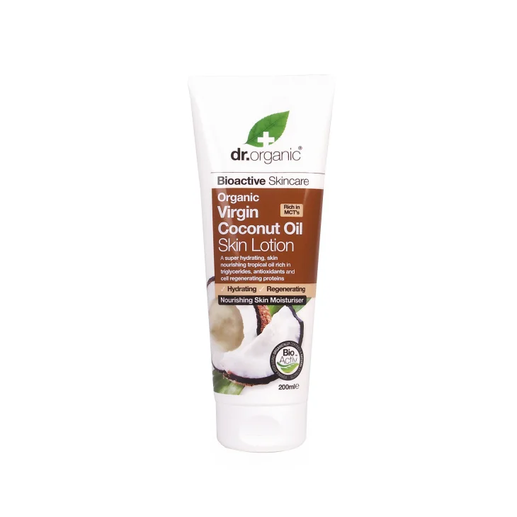 Dr Organic Virgin Coconut Oil Skin Lotion Lozione per il corpo all'Olio di Cocco 200 ml