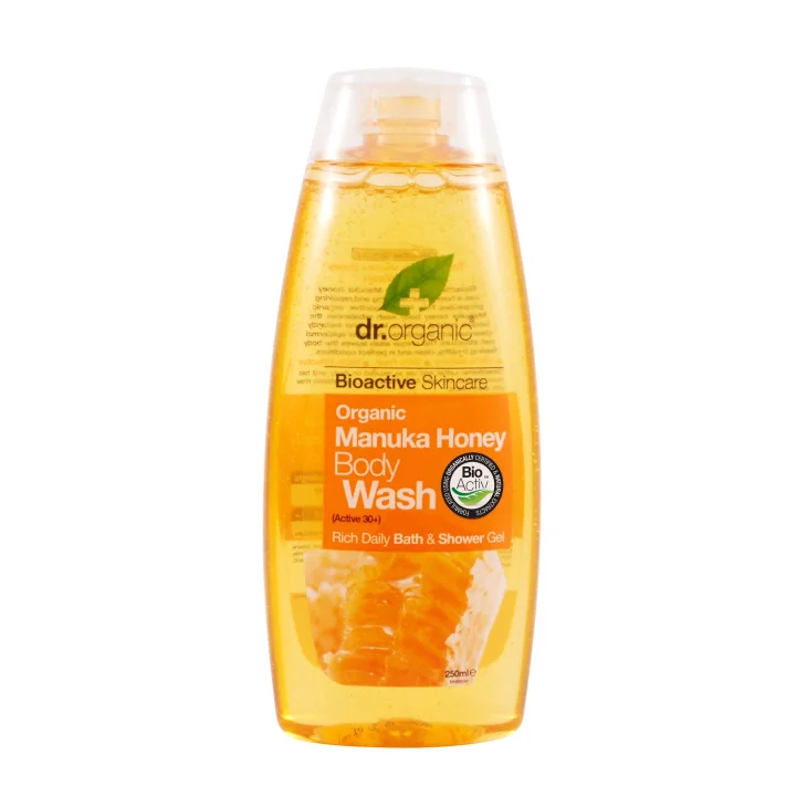 Dr Organic Manuka Honey Body Wash Bagnodoccia al Miele di Manuka 200 ml