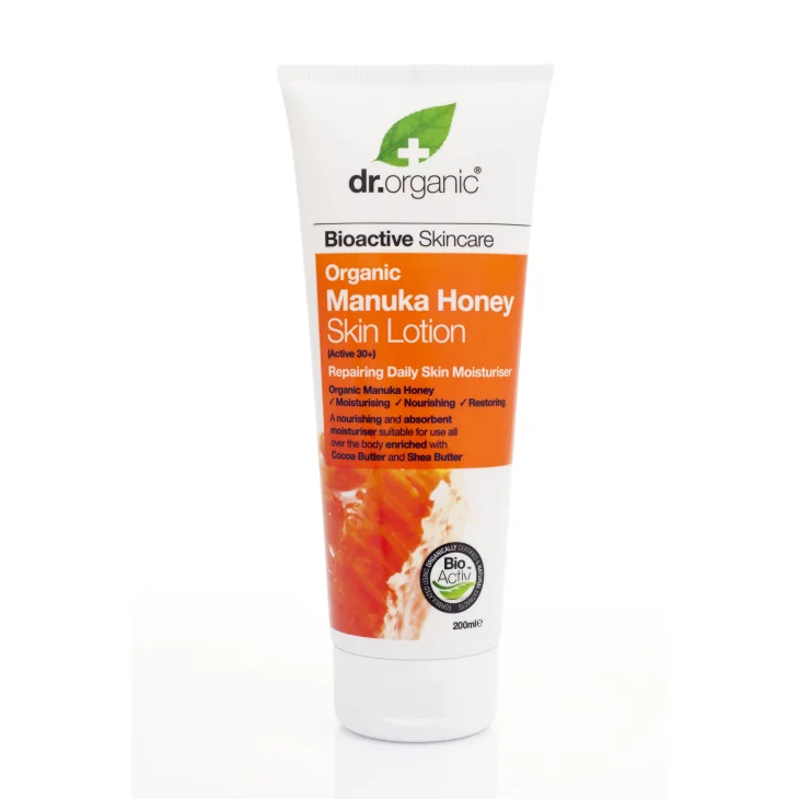 Dr Organic Manuka Honey Skin Lotion Crema Corpo al Miele di Manuka 200 ml