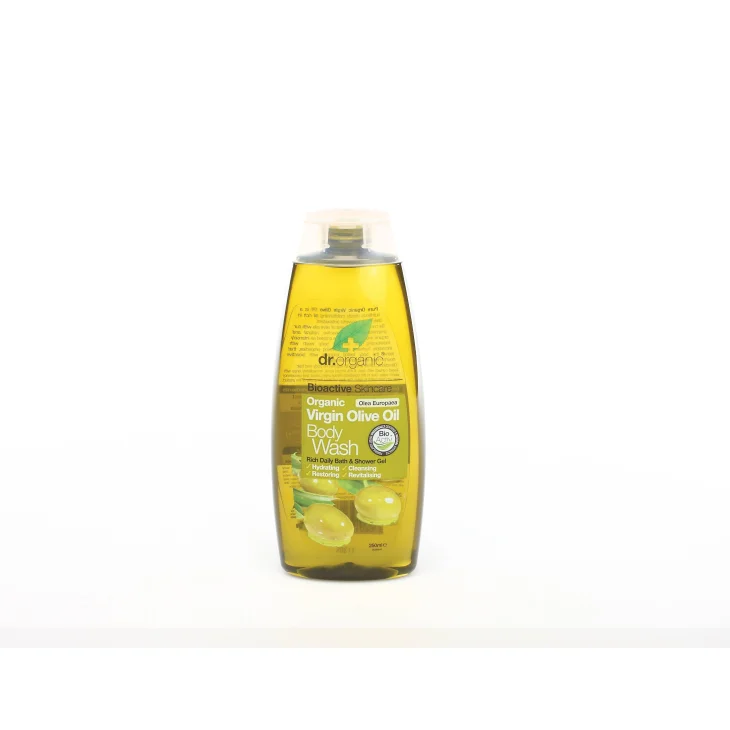 Dr Organic Virgin Olive Oil Body Wash Bagnodoccia all'Olio d'Oliva 250 ml