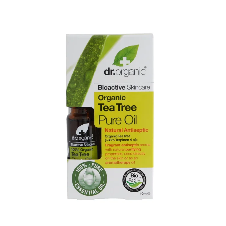 Dr Organic Tea Tree Pure Oil Olio Antibatterico 10 ml