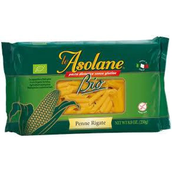 Le Asolane Penne Rigate Bio Pasta di mais senza glutine 250 g