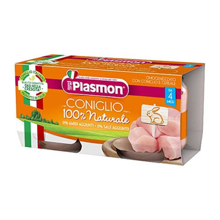 Plasmon Omogeneizzato al Coniglio 2x80 grammi