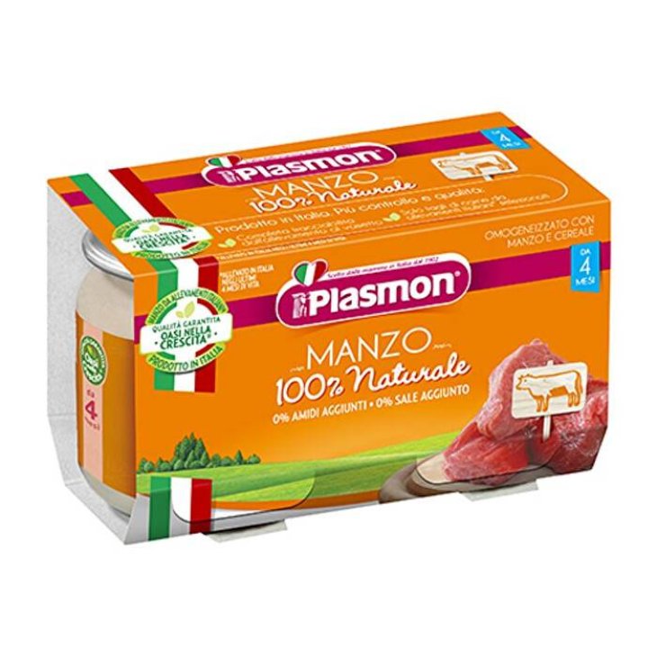 Plasmon Omogeneizzato al Manzo 2x80 grammi