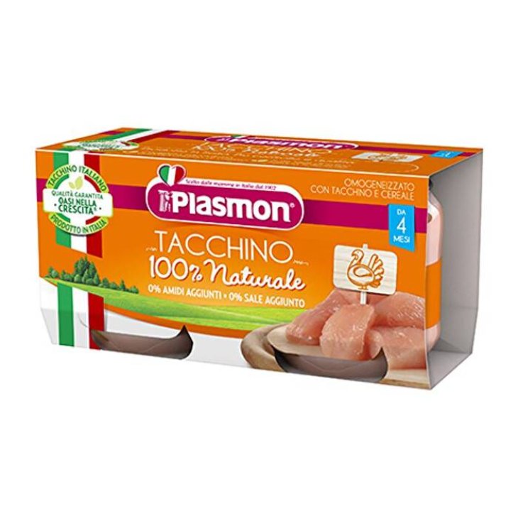 Plasmon Omogeneizzato al Tacchino 2x80 grammi