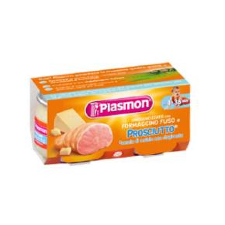 Plasmon Omogeneizzato al Formaggino con Prosciutto 2 x 80 g