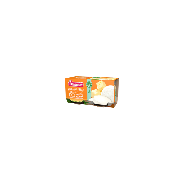 Plasmon Omogeneizzato al Formaggino con Mozzarella 2 x 80 g