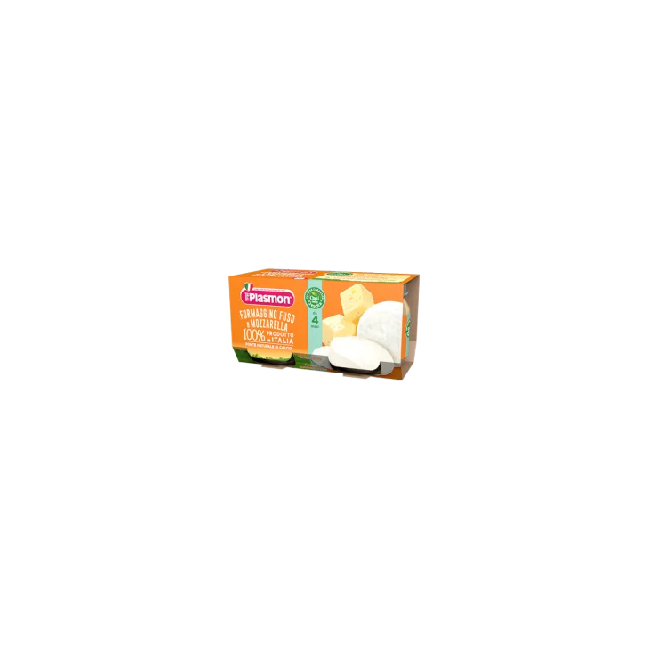 Plasmon Omogeneizzato al Formaggino con Mozzarella 2 x 80 g