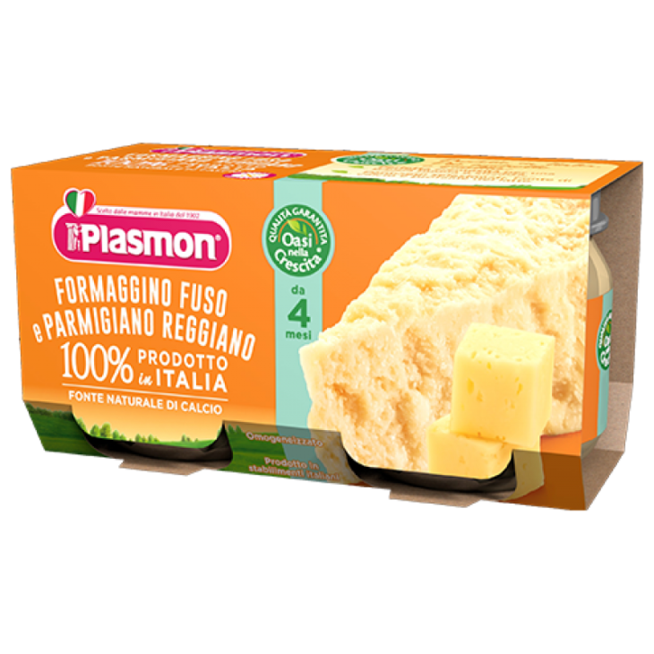Plasmon Omogeneizzato al Formaggino con Parmigiano Reggiano 2 x 80 g