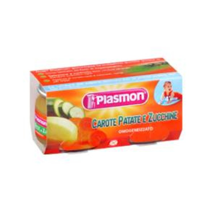 Plasmon Carote Patate e Zucchine Omogeneizzato 2 x 80 g