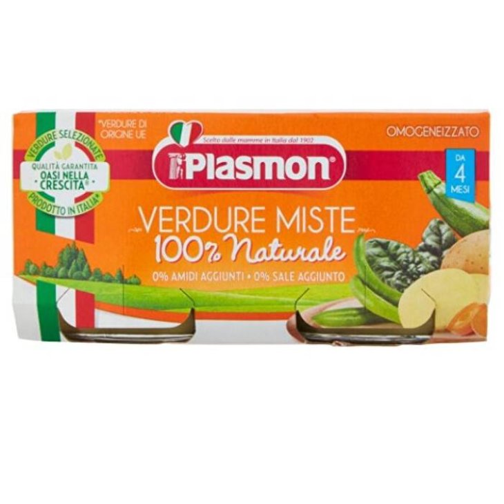 Plasmon Omogeneizzato Verdure Miste 2 x 80 g