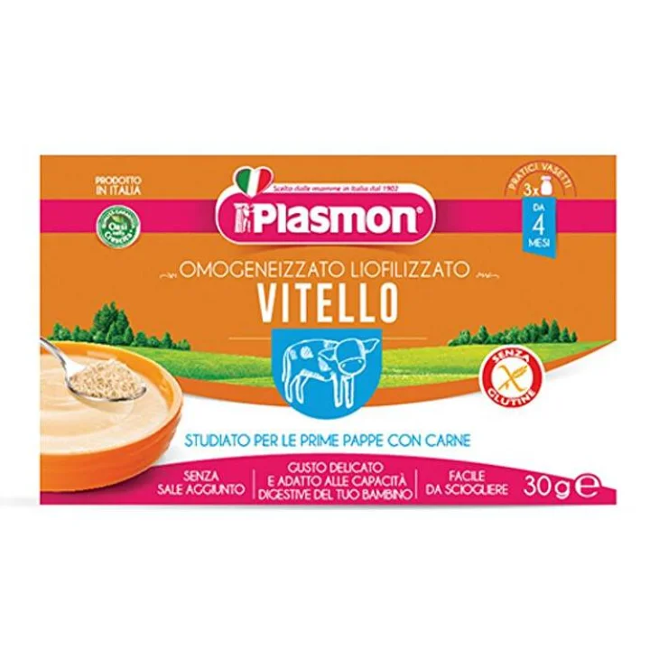 Plasmon Primi Mesi Liofilizzato Vitello 3 x 10 g