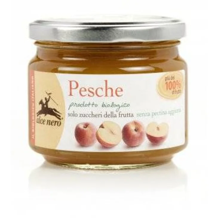 Alce Nero Composta di frutta Composta di pesche biologiche 270 g