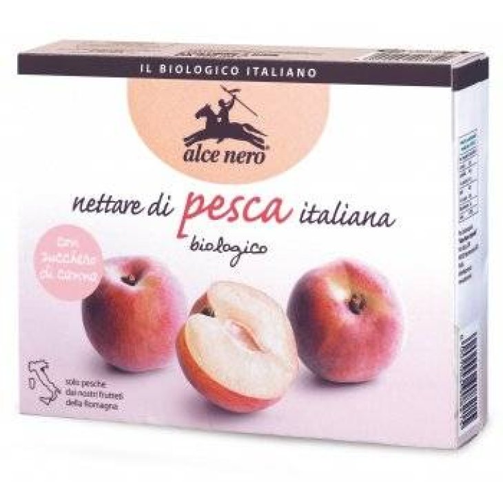 Alce Nero Nettare di Pesca Biologico in Brick 3 x 200 ml