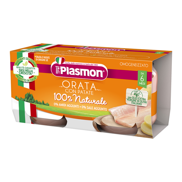 Plasmon Omogeneizzato all'Orata con Patate 2 x 80 g