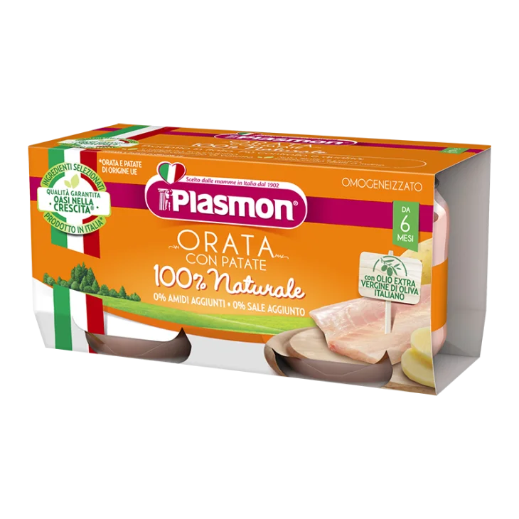 Plasmon Omogeneizzato all'Orata con Patate 2 x 80 g