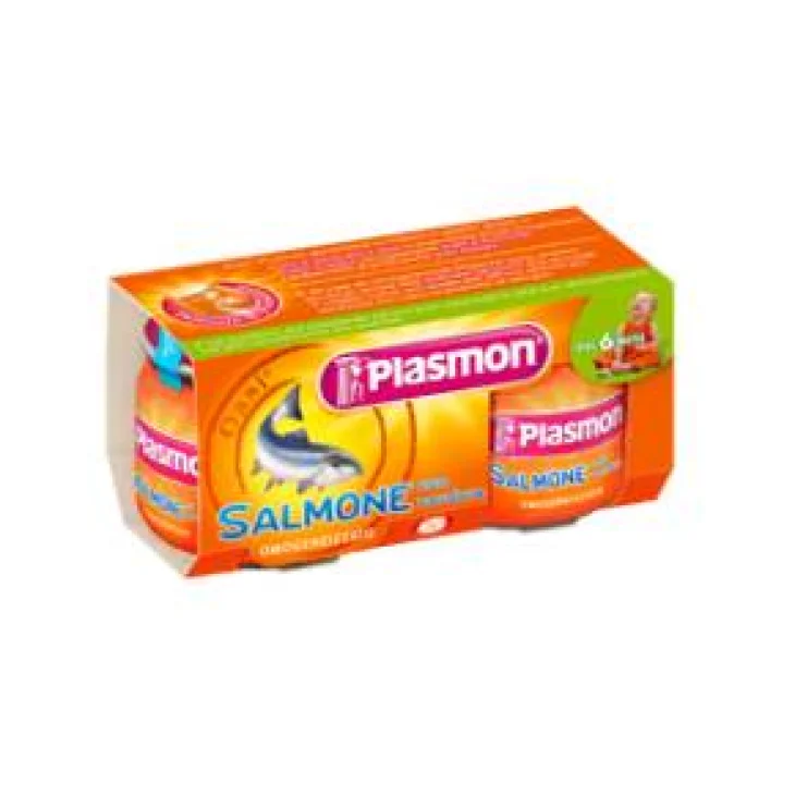 Plasmon Omogeneizzato al Salmone con Verdure 2 x 80g