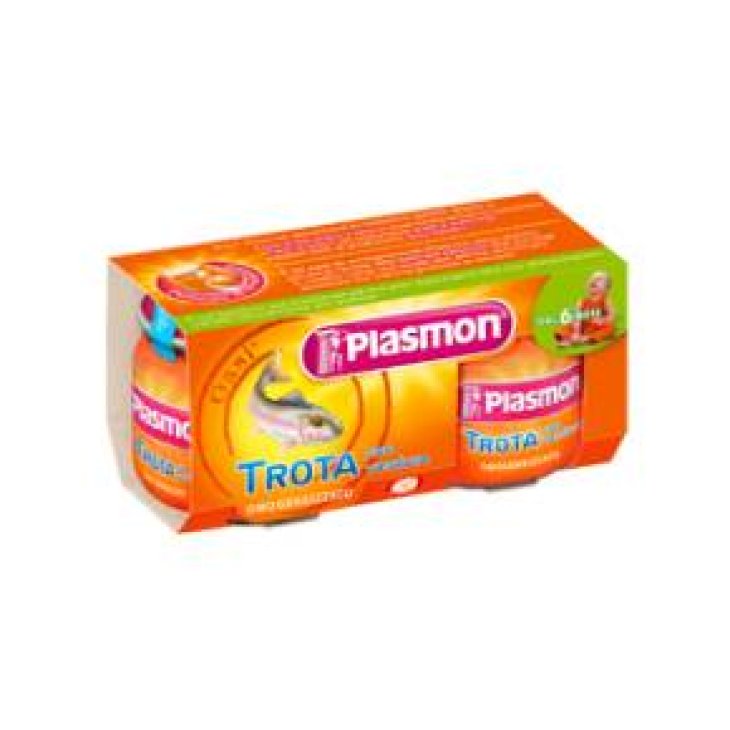 Plasmon Omogeneizzato alla Trota con Verdure 2 x 80 g