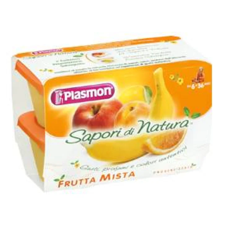 Plasmon Sapori di Natura Omogeneizzato Frutta Mista 4 x 100 g